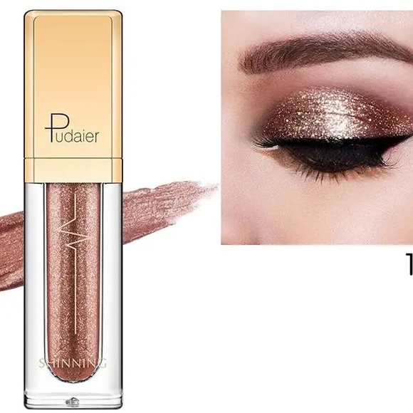 Other - Pudaier Glitter & Glow Liquid Eyeshadow - Color # 16 Caramel Brown